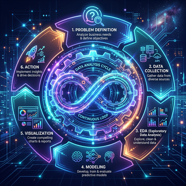 데이터 분석 6단계 사이클