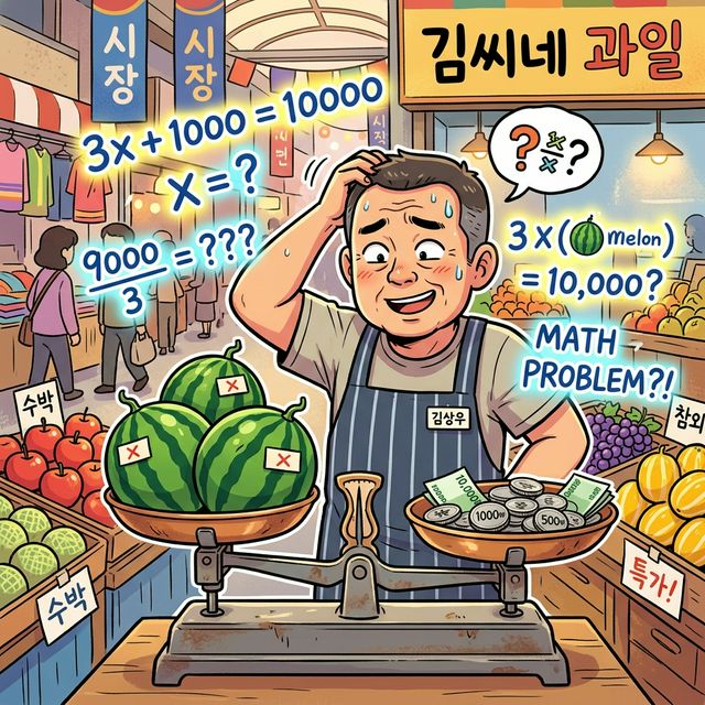 수박 장수와 1차 방정식