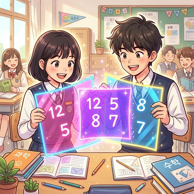 셀로판지 겹치기 덧셈