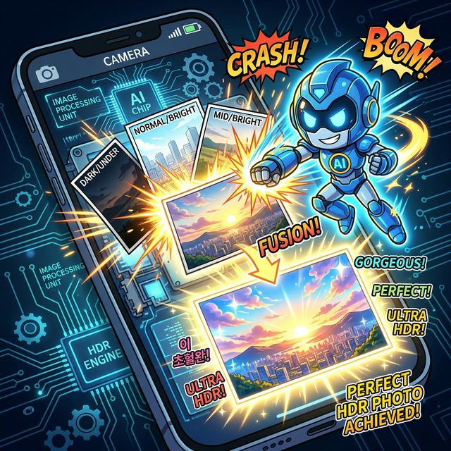 초스피드 픽셀 HDR 병합