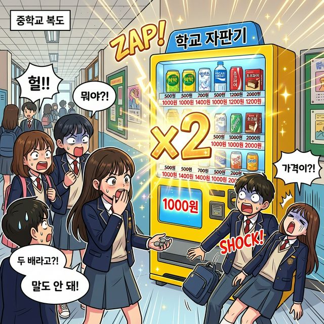 자판기 가격표 스칼라 폭주