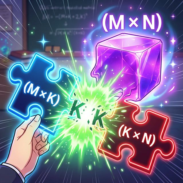 K가 사라지고 하나로 융합되는 행렬 퍼즐