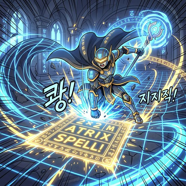 마법진 시공간 비틀기