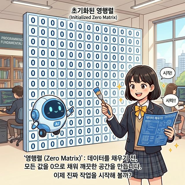 영행렬 개념도 웹툰