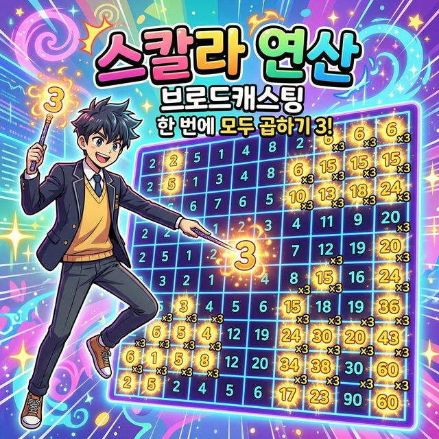 스칼라 연산 웹툰 일러스트