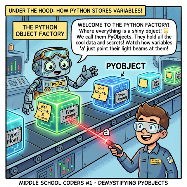 파이썬의 내부 객체 저장 방식 웹툰