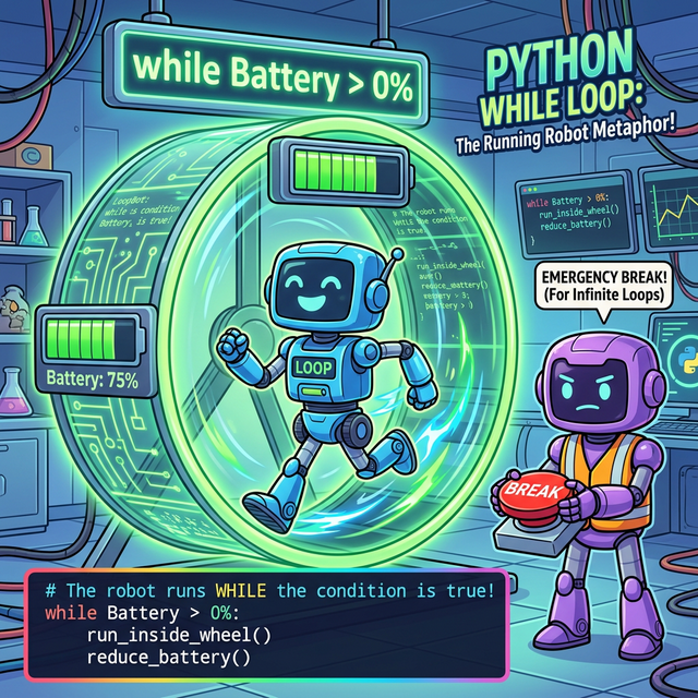 while 햄스터 쳇바퀴 웹툰