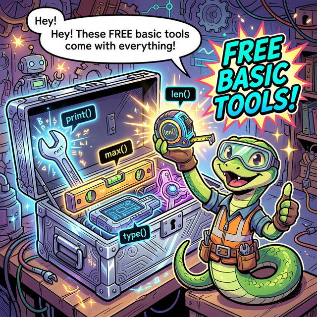 파이썬 내장함수 공구함 웹툰