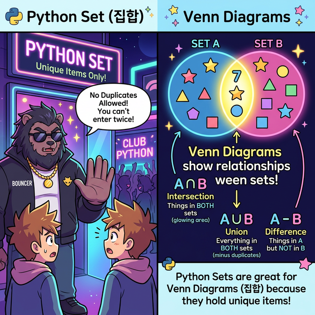 세트 벤다이어그램 웹툰