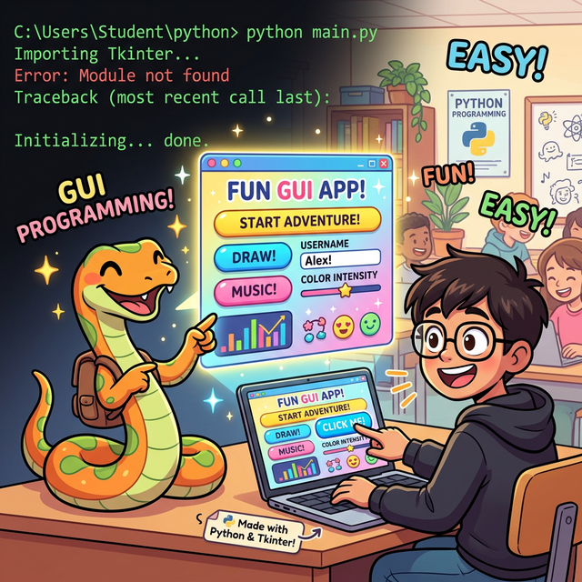 GUI 화려한 윈도우 창